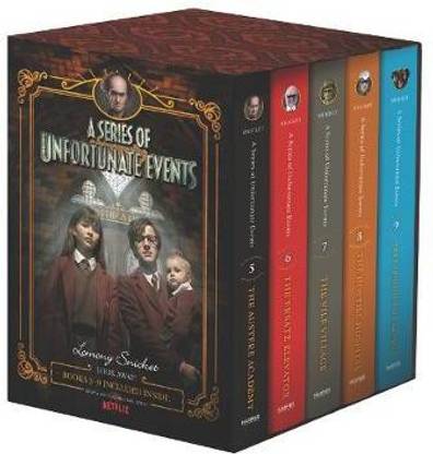 A Series of Unfortunate Events #5-9 Netflix Tie-In Box Set