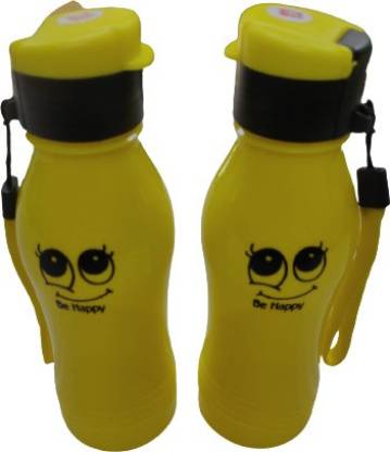 variety palace water bottle combo yellow smiley 500 ml Bottle