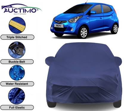 AUCTIMO Car Cover For Hyundai Eon (With Mirror Pockets)