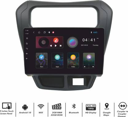 DBASE 9 Inches Advanced Android 10 System for Mauti Alto 800 with 2GB/32GB RAM & ROM Car Stereo