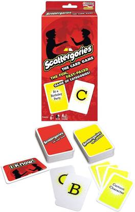 Tickles Scattergories The Card Game Your 2 or More Players Ages 8 and Up