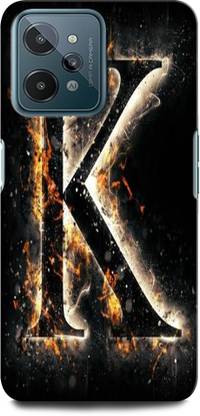 GRAFIQE Back Cover for Realme C31 K, K LETTER, K ALPHABET, K DESIGN