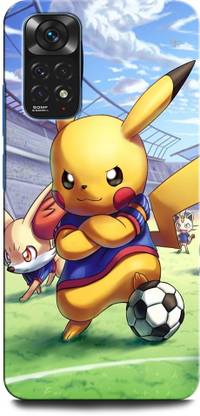 ORBIQE Back Cover for Redmi Note 11 PIKACHU, POKEMON, GAME, CARTOON, PIKACHU FOOTBALL