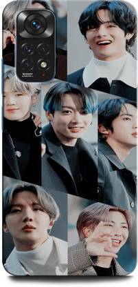 INTELLIZE Back Cover for Redmi Note 11 BTS, V, JUNGBOOK, JIMIN, JIN, BTS ARMY, SINGER, BOY BAND