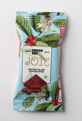 Cafe Coffee Day Joie Centre Filled Coffee Bites | pack of 10 | 13 g each Bars