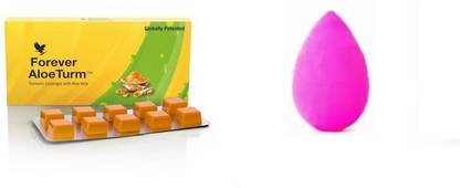 hich Puff with Forever Aloe Turm