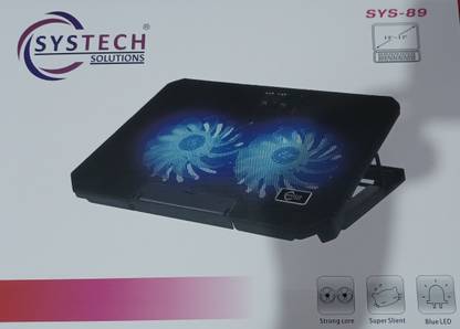 SYSTECH SYS-89 2 Fan Ergonomic Cooling Pad with Adjustable Height