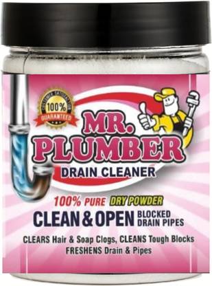 MR PLUMBER Drain Cleaner Sink Cleaner Powder, Clog, Toilet Blockage Cleaner Powder Drain Opener