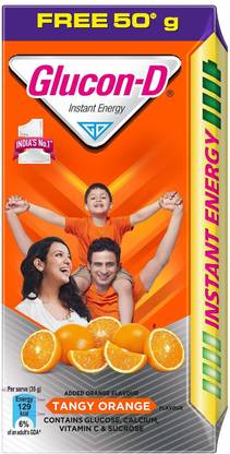 Glucon D Instant Energy Tangy Orange Flavour Energy Drink