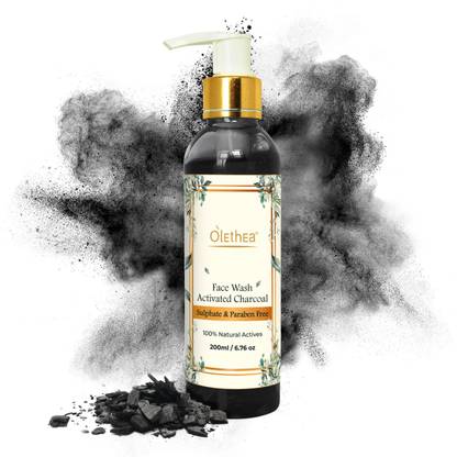 olethea Activated Charcoal Face wash || Sulphate and Paraeben Free Face Wash