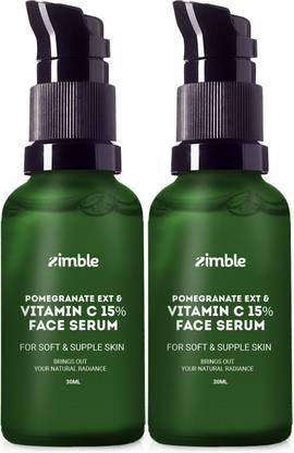 ZIMBLE 15% Vitamin C Face Serum for Glowing Skin For Men & Women