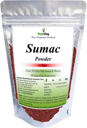 वी वेदयुग सुमैक पाउडर, सुमैक स्पाइस पाउडर, सुमैक बेरी पाउडर, 100 g