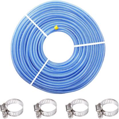 Agriansh Hose Pipe 20 Meter Heavy duty pvc water hosepipe used for battery operated doublemotor sprayer pump Hose Pipe