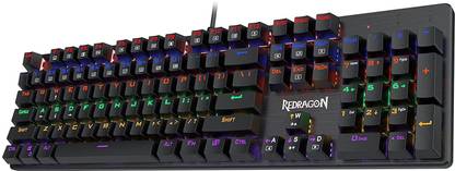 Redragon K608 Wired USB Standard Multi-device Keyboard Compatible with Desktop, Laptop, Mac