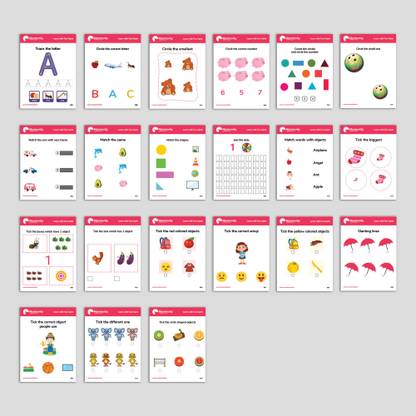 Advait Incorporation Alphabets Numbers Colors Shapes Activity for Pre-School Learning Education