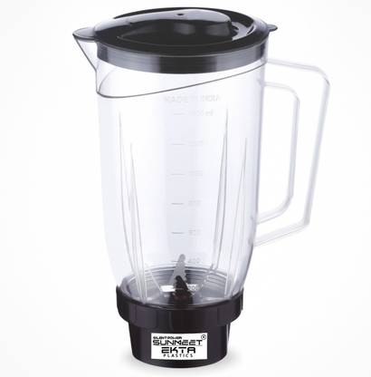 Silentpowersunmeet Juicer Jar for Mixer Grinder Transparent Plastic without Fruit filter Mixer Juicer Jar