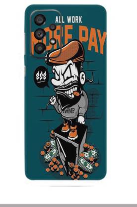 CLAXA More Pay Skin For Samsung A73 5G Back Skin Guard, Samsung A73 5G Mobile Skin