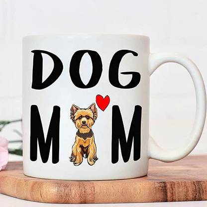 SNV Yorkie Terrier, Dog Coffee, Dog Mother, Yorkie Mom, Yorkie Terr17734 Ceramic Coffee Mug