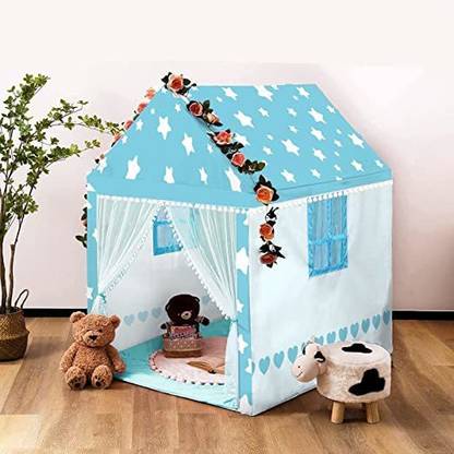 ISHUVILLA Blue Star Kids Play Tent House
