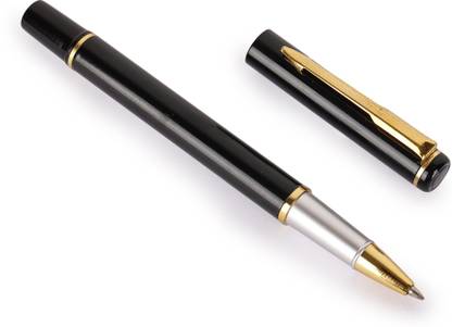 Crewtone FT – 3357 Unique Design with Golden Clip Black /Golden Color Combination Metal Body Fountain Pen. Fountain Pen