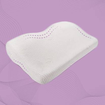 Memore Memory Foam Solid Orthopaedic Pillow Pack of 2
