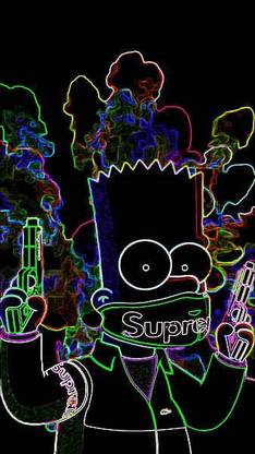 Bart Simpson Bart Simpsons Supreme Matte Finish Poster Paper Print