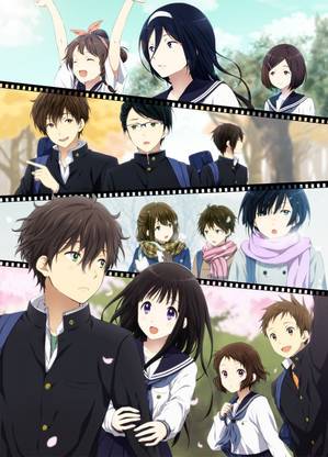 Hyouka Houtarou Oreki Eru Chitanda Anime Series Hd Matte Finish Poster Paper Print