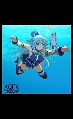 Aqua Konosuba Nevermind Matte Finish Poster Paper Print