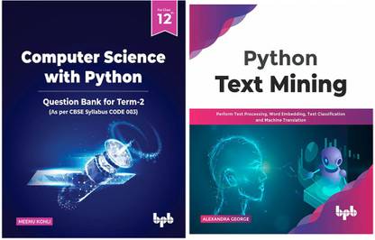 Computer Science With Python & Python Text Mining (Set Of 2 Books)