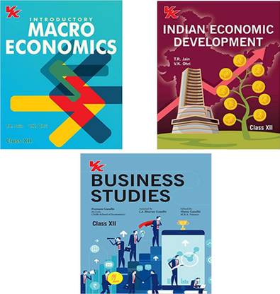 Vk Ohri & Poonam Gandhi Macronomics - Indian Economic Development - Business Studies For 12th ( Set Of 3 Books )