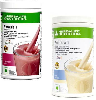 HERBALIFE Formula 1 Protein Shake Rose Kheer + Kulfi Plant-Based Protein