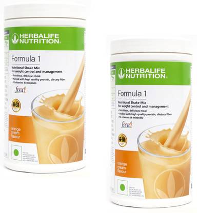 HERBALIFE Formula 1 Protein Shake Orange Cream + Orange Cream Plant-Based Protein