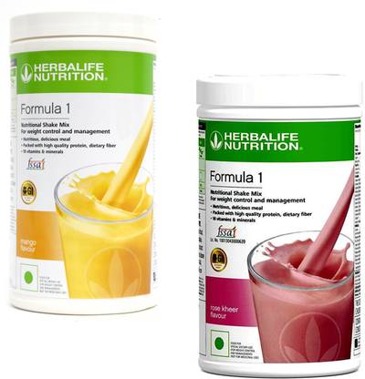 HERBALIFE Formula 1 Protein Shake Mango + Rose Kheer Plant-Based Protein