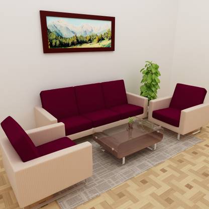 Glassiano Stretchable,Elastic Sofa Cover Sofa Seat Protector Five Seater (Pack of 10) Sofa Fabric