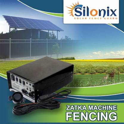 SILONIX Solar Zatka Machine(10 Acre Cover- 30 Bigha) India's Farmer NO.1 Choice Machine MPPT Solar Charge Controller