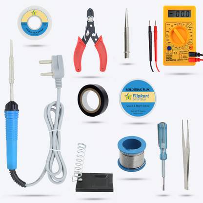 Flipkart SmartBuy SB42M1 11in1 Mobile Soldering Iron Tools Combo Kit Set with Digital Multimeter 25 W Simple