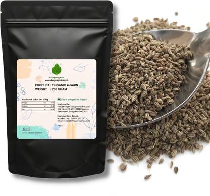Village Organica Ajwain (250 Gram, 1 Packet)