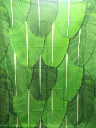 Epoojacart (Model - 10) Plain Big Banana Leaf Backdrop - Backdrops for Decoration (5x8 Ft) Decoration Tapestry
