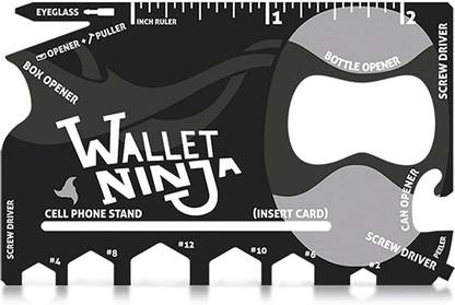 Hetkrishi Ninja Credit-Card Sized 18 Multi-utility Cam