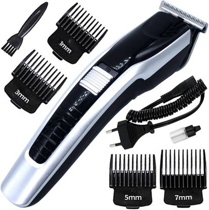 HTTCC Rechargeable Waterproof Professional Hair Clipper Beard Moustache Trimmer AG Fully Waterproof Body Groomer 120 min  Runtime 4 Length Settings
