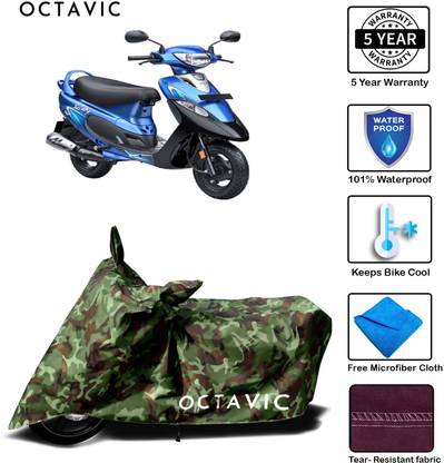 octavic Waterproof Two Wheeler Cover for TVS