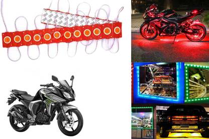 SMARTER RIDE Red LED Module Ultra Bright Waterproof Lights for Yamaha Fazer FI Back Up Lamp Motorbike LED for Yamaha (12 V, 15 W)