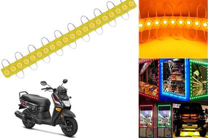 SHOP4U Yellow LED Module Waterproof Lights for HOnda Cliq Back Up Lamp Motorbike LED for Honda (12 V, 15 W)