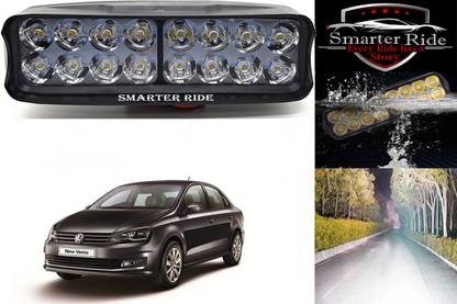 SMARTER RIDE 16 LED Fog Light High Power Fog Lamp for Volkswagen Vento Fog Lamp Car, Truck, Van LED for Volkswagen (12 V, 16 W)