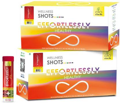 svaa.life Effortlessly Fit - Metabolism Shots with Apple cider 840 ml (42 Shots X 40ml)