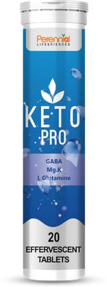 Perennial Lifesciences Keto Pro Tablets For Weight Loss Fat Burner Management Effervescent