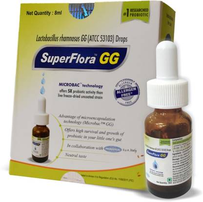 superflora gg Probiotic Supplement Drops | 8ml Pack