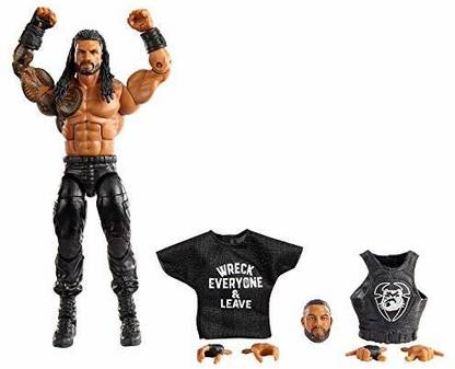 WWE Mattel Roman Reigns Elite Collection Action Figure, 6-in/15.24-cm Posable Collectible G