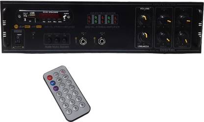 PTCMart Mosfet 4 channel heavy power output Amplifier (Attached 4 speakers 12 inch) 5000 W AV Power Amplifier