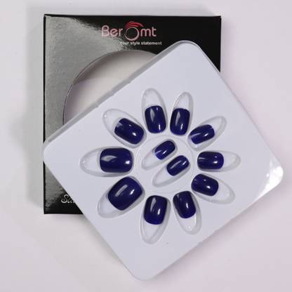 BEROMT PREMIUM GLOSSY NAILS - 330 blue